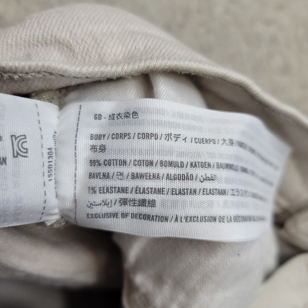 Abercrombie & Fitch High Rise Straight Jeans - ecru - Picture 4 of 9